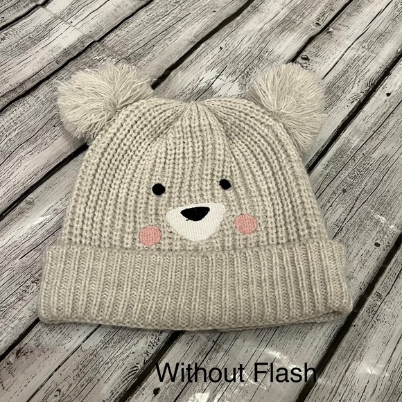 Pom Blushing Bear Hat - Picture 2 of 7